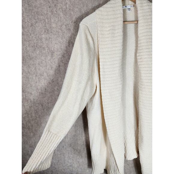 SEVEN7 Women's Cream Super Soft Warm Lounge Work Cardigan SZ XXL - Picture 5 of 9